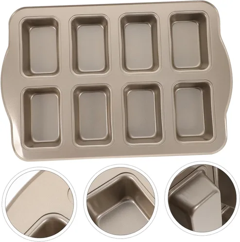 Vista 3 de MAGICLULU Mini molde para hornear pan, de acero al carbono, para hornear, molde de metal antiadherente para asar para cafeterías caseras