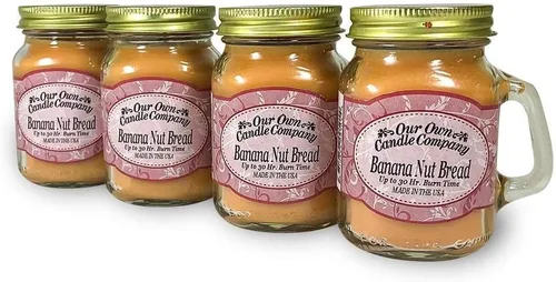 Vista 8 de Grandma's Kitchen - Mini vela perfumada en tarro Mason de Our Own Candle Company, 3.5 onzas (paquete de 4)