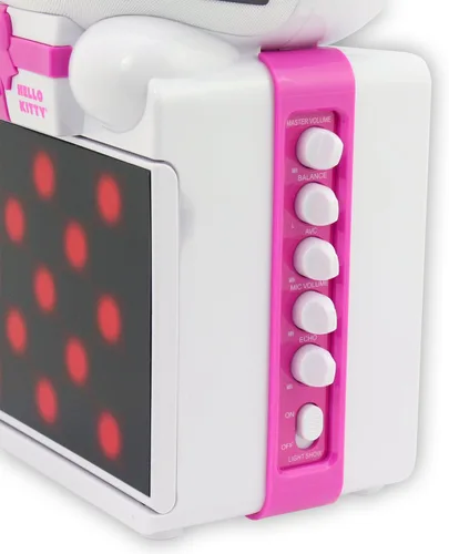 Vista 6 de JENKT2008B - Sistema de karaoke HELLO KITTY KT2008B con espectáculo de luz LED