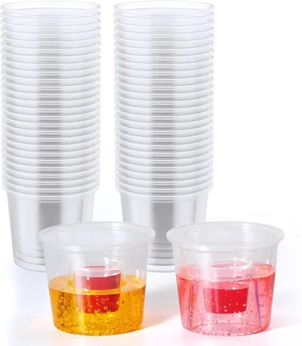 Vista 8 de JOLLY CHEF 200 tazas de bombardero desechables, vasos de chupito de Transparente