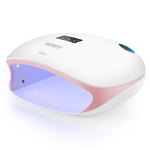 Vista 10 de Secador de uñas con gel con LED de 48 W UV y sensor (blanco), de Sunuv