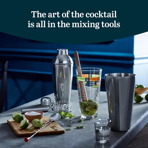 Vista 2 de Libbey Mixology Set de cóctel de 9 piezas