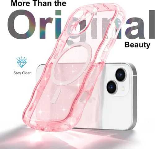 Vista 51 de Pepmune Funda magnética para iPhone 17 Pro Max, color rosa