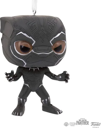 Vista 6 de Hallmark Marvel Black Panther Funko Pop! Adorno navideño