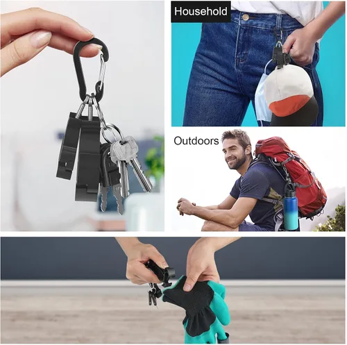 Vista 2 de NANHONG 6 Piezas de Clips para Guantes de Trabajo, Soporte para Guantes, Clip para Construcción, Trabajador para Gafas, Cascos y Guantes