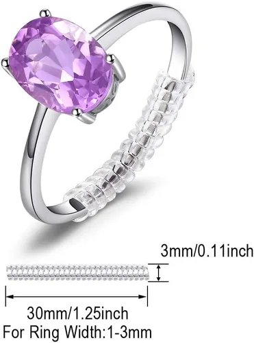 Vista 5 de JewelryPalace Anillos de compromiso solitarios de plata de ley 925 chapados en oro de 14 quilates con piedra natal de topacio azul citrino y piedras