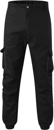 Vista 3 de Pantalones de trabajo impermeables para hombre, pantalones cargo vintage para hombre, pantalones de trabajo grandes y altos, pantalones deportivos