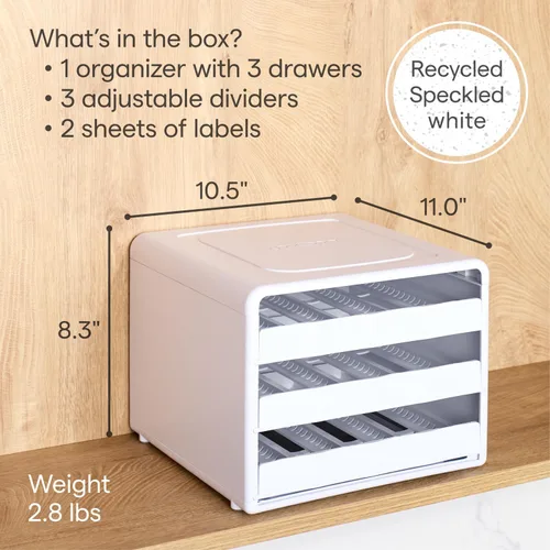 Vista 6 de YouCopia SpiceStack® - Organizador ajustable para especias, 24 botellas de condimentos y especias para armario de cocina y organización de despensa