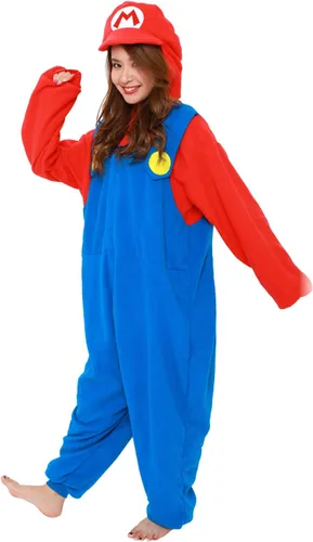 Vista 2 de Super Mario Bros Kigurumi Onesie (Mario)
