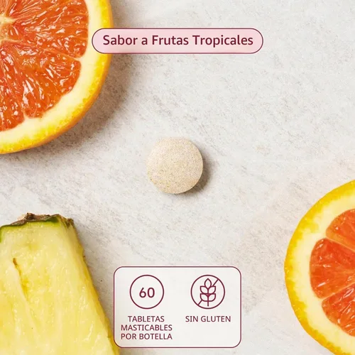 Vista 3 de Bariatric Advantage ADEK masticable con hierro, frutas tropicales, 60