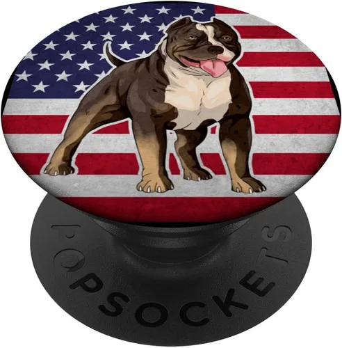 Vista 6 de American Bully Breed - Bulldog Dog PopSockets MagSafe PopGrip para iPhone