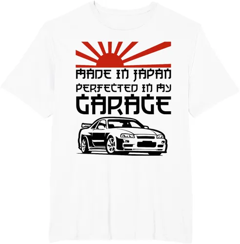 Vista 8 de JDM Japan Motorsport Tuning Car - Camiseta de los años 90, Blanco, S