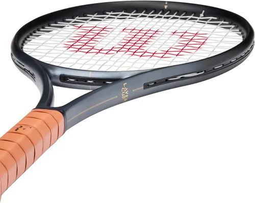 Vista 6 de Wilson RF 01 Pro Laver Cup 2025 - Raquetas de tenis de rendimiento para adultos, ensartadas con Sensation 16 Natural a tensión de rango medio