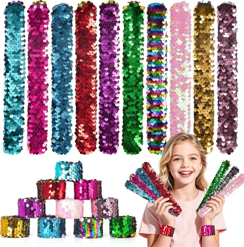 Vista 9 de Childom 36 piezas Pulseras de cumpleaños con cierre, regalos de pulseras para fiestas, decoraciones de cumpleaños, rellenos de bolsas de golosinas