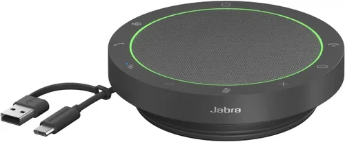 Vista 8 de Jabra Altavoz Bluetooth inalámbrico Speak2 55, altavoz compacto y portátil con 4 micrófonos con cancelación de ruido, altavoz de rango completo