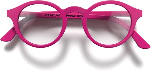 Vista 17 de LONDON MOLE® Graduate reading glasses Cool round panto shaped readers Men’s Women’s Unisex Spring hinges