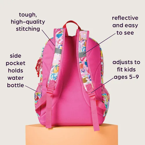Vista 3 de Highlights - Paquete de suministros escolares de unicornio para niños, paquete de 3 piezas con mochila de unicornio de 17 pulgadas, estuche