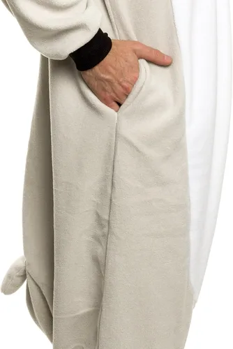 Vista 6 de Adult Onesie Halloween Costume - Animal and Sea Creature - Plush One Piece Cosplay Suit for Adults, Women and Men FUNZIEZ!