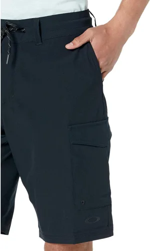 Vista 3 de Oakley Pantalones cortos cargo híbridos de 21 pulgadas para hombre tela elástica en 4 direcciones tecnología hidrófuga pantalones cortos deportivos