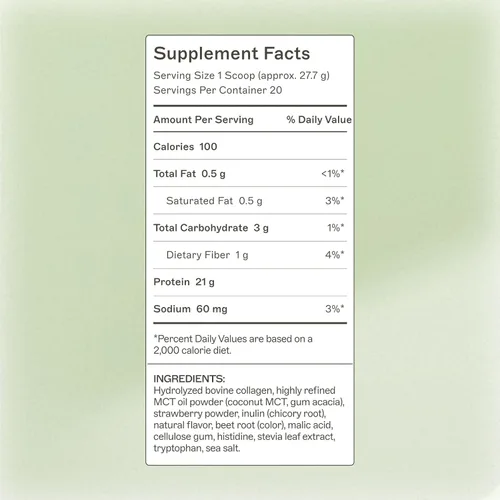 Vista 5 de Amy Myers MD Paleo Proteína en polvo – Fresas y crema, 20 porciones – Apoyo a la función intestinal a base de colágeno – Suplemento de proteína sin
