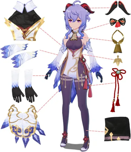 Vista 5 de Nuoqi Venti Cosplay Raiden Shogun Cosplay Yae Miko Cosplay Genshin Impact Cosplay Disfraces