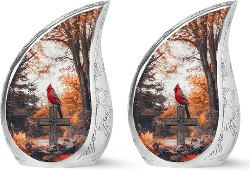 Vista 30 de YATSKIA Urnas de cremación de mariposa rosa para cenizas humanas, hombre adulto, urna funeraria para cenizas para mujeres, paquete de 1, 3 pulgadas