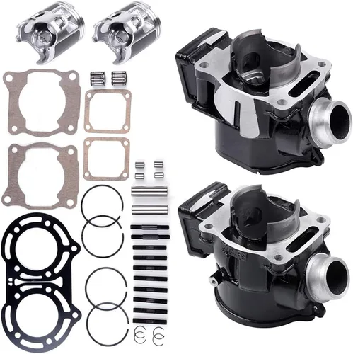 Vista 9 de ECCPP Kit de extremo superior de junta de pistón de cilindro 1987-2006 para Yamaha Banshee 350 YFZ 350 Nueva junta de anillo de pistón de cilindro