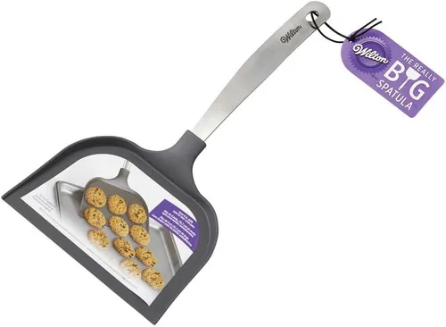 Vista 3 de Wilton Really Big - Espátula extra ancha, acero inoxidable Extra-Wide Stainless Steel Spatula for Lifting, Transferring & Serving Large Baked