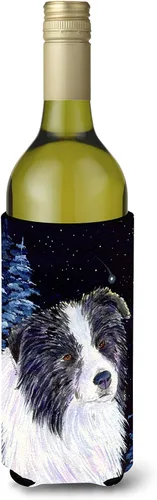 Vista 156 de Caroline's Treasures SS8447CC Starry Night English Bulldog - Enfriador para latas o botellas, lavable, funda plegable con aislamiento para bebidas