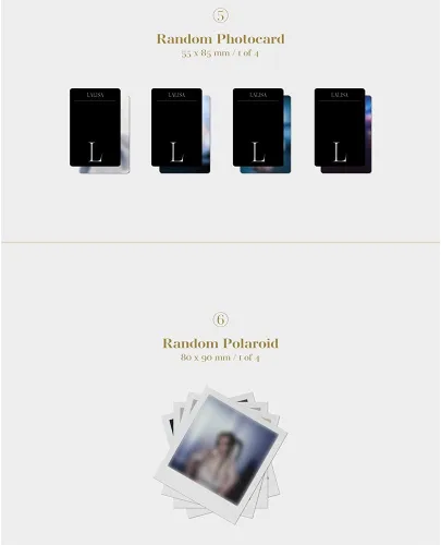 Vista 5 de LALISA LISA Primer álbum sencillo (NEGRO VER.)
