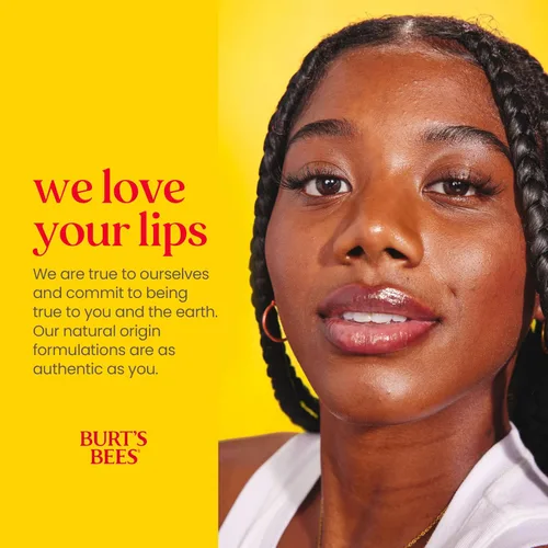 Vista 5 de Burt's Bees - Bálsamo labial hidratante 100% natural, de cera de abejas original con vitamina E y aceite de menta - 4 tubos