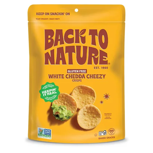 Vista 7 de Back to Nature Galletas sin gluten, patatas fritas de ajo y romero, veganas, sin OMG, galletas para sumergir, aperitivos deliciosos y de calidad