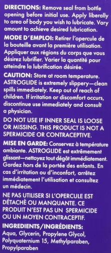 Vista 3 de Astroglide Lubricante compatible con condones a base de agua de 2.5 onzas