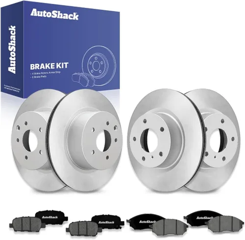Vista 15 de AutoShack Rotores de Freno Delanteros y Traseros Pastillas de Freno de Cerámica Repuesto Para Nissan 370Z 350Z INFINITI G35 M35 EX35 G25 QX50 M45