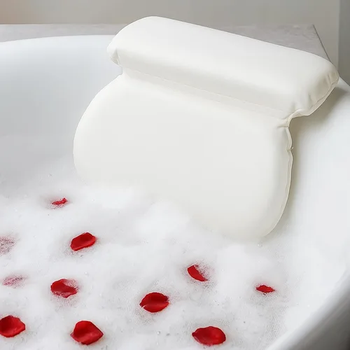 Vista 2 de Almohada gruesa para baño spa de lujo Epica 2X con agarre de succión
