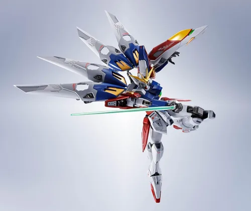 Vista 9 de TAMASHII NATIONS - Nuevo informe móvil Gundam Wing - Wing Gundam Zero, Bandai Spirits Metal Robot Spirits Coleccionable Gundam Universe New Mobile