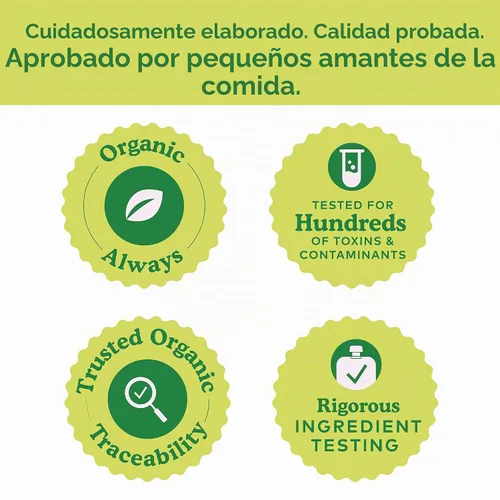 Vista 4 de Plum Organics Mighty 4 Mezcla de nutrición esencial en bolsa, 4 onzas (Paquete de 12)