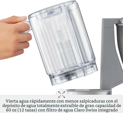 Vista 9 de Breville Máquina de café de goteo Luxe BDC415BTR, trufa negra, jarra de vidrio