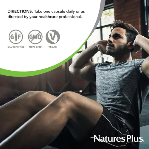 Vista 5 de NaturesPlus PRO GABA 500 mg - 60 cápsulas - Sin OMG, vegano, sin gluten - 60 porciones