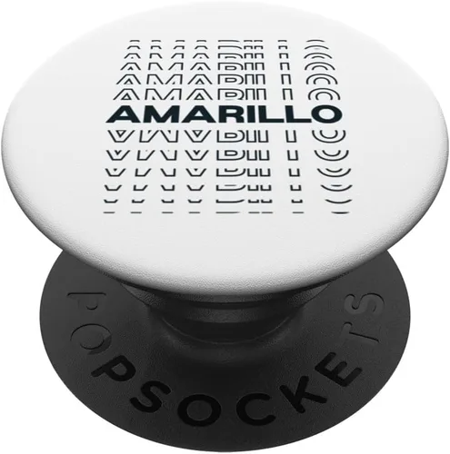 Vista 6 de Minimalist City - USA Modern Amarillo PopSockets MagSafe PopGrip for iPhone
