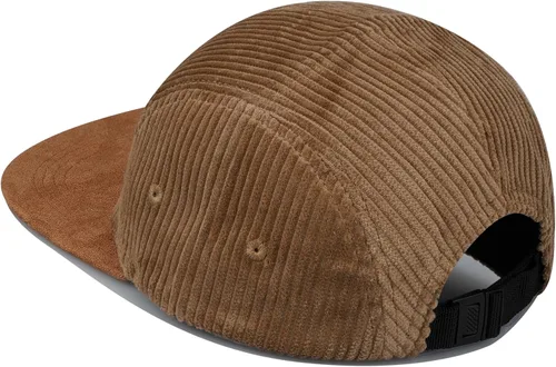 Vista 4 de CLAPE Gorra de béisbol de 5 paneles de ala plana Snapback Gorra de Campamento Ajustable Gorra de Pana Sombrero de Papá Sombrero de Suede Peak Ball