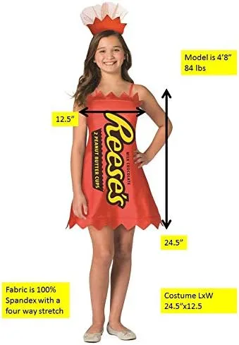 Vista 2 de Tween Hersheys Reese's Cup Costume