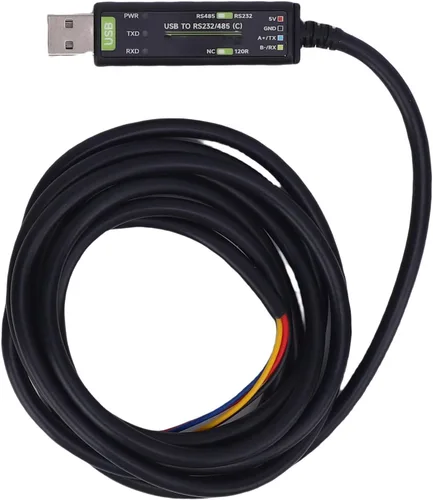 Vista 6 de Cable adaptador USB a 232 USB a 232 485 – Convertidor de puerto serie de alta velocidad con chip FT232RNL con protección TVS e indicador de estado