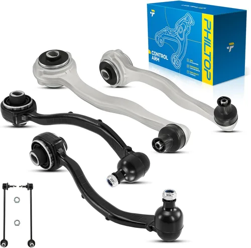 Vista 186 de PHILTOP 6 piezas de brazo de control delantero inferior con barra estabilizadora de rótula para Nissan Rogue 2014-2020 Rogue Sport 2017-2022 Qashqai