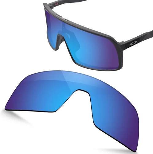 Vista 2 de TRUSHELL Lentes de repuesto polarizados para gafas de sol Oakley Sutro OO9406, color azul océano