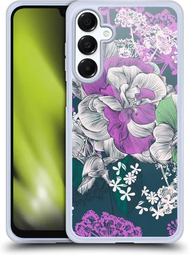 Vista 18 de Head Case Designs Officially Licensed Haroulita Blue Red Ethnic Pattern Gel Case [Military Grade Protection] Compatible with Samsung Galaxy A16 5G