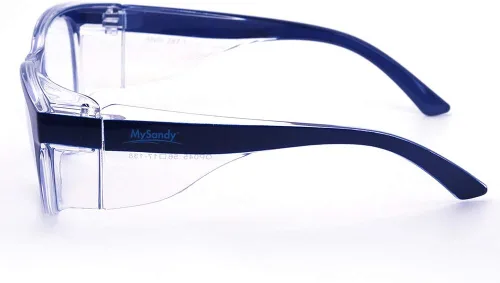 Vista 8 de Gafas de seguridad antivaho con bloqueo de luz azul, protección UV