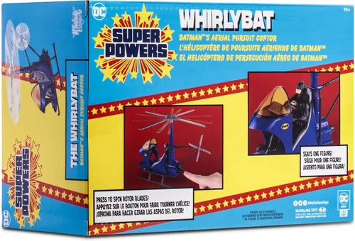 Vista 11 de McFarlane Toys - Vehículo DC Super Powers Whirlybat (Batman's Aerial Pursuit Copter)