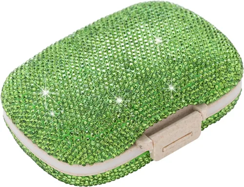 Vista 10 de Organizador de píldoras de medicina Pastillero de viaje para bolso Pastillero portátil Pequeño contenedor de píldoras Lindo estuche de píldoras