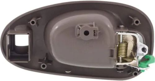 Vista 5 de Manija de puerta interior para Chrysler LHS 1999-2001 con bisel gris delantero del lado del conductor con palanca cromada Con orificio de bloqueo